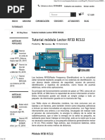 Tutorial Modulo Lector RFID RC522 PDF