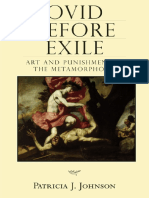 (Wisconsin Studies in Classics) Patricia J. Johnson-Ovid Before Exile - Art and Punishment in The Metamorphoses (Wisconsin Studies in Classics) - University of Wisconsin Press (2007)