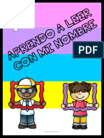 Proyecto Aprendo A Leer Con Mi Nombre