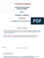 Clase #1. Procesamiento de Minerales (Chancado y Harneado)