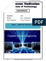 Ge6161 Computer Practices Lab PDF