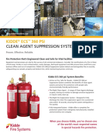 Kidde ECS 360 Psi Clean Agent Suppression System SS K-100