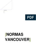 Estilo o Normas Vancouver