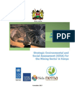 UNDP SESA For Mining Sector in Kenya - Revised Final Report Vol 1 (Nov 2017) PDF