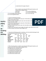 Phonetics Exercises