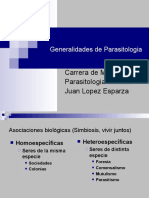 Generalidades de Parasitologia