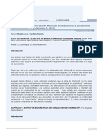 Una Introducción A La Obra de D.W. Winnicott. Contribuciones Al Pensamiento Relacional (Abello, A., y Liberman, A., 2011)