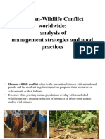 Human-Wildlife Conflict Worldwide: Analysis of Management Strategies and Good Practices