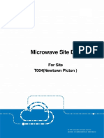 Microwave Site DLD: For Site T004 (Newtown Picton)