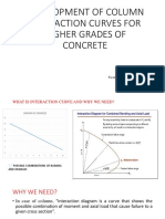 Development of Column Interaction Curves For Higher Grades of Concrete