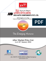 After Market Price List: W.E.F. 01 January 2016