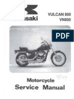 Werkstatthandbuch Kawasaki VN 800 Vulcan Englisch