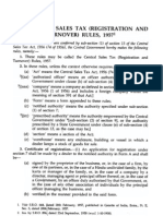 The Central Sales Tax (Registration AND Turnover) RULES, 19571