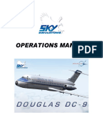 Skysim DC9 Operation Manual