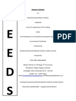 Bakery Products Final Project Report - CD Version