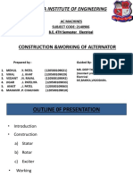 Construction & Working of Alternator