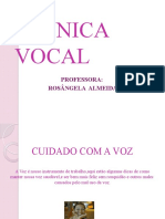 Técnica Vocal