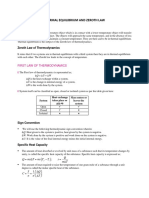 Thermal Equilibrium and Zeroth Law