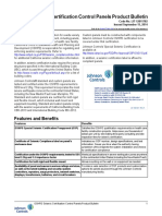 OSHPD Seismic Certification Control Panels Product Bulletin: Features and Benefits