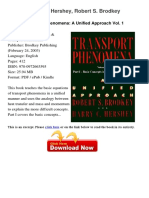 Transport Phenomena A Harry C 79355061