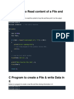 C Program To Read Content of A File and Display It