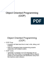 Object Oriented Programming (OOP)