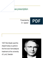 Dialysis Dose Prescription: Presented by Dr. Ujjawal