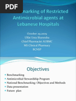 October 29.2009 Ulfat Usta Shanouha Chief Pharmacist AUBMC MS Clinical Pharmacy BCNSP