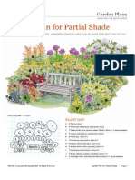 Garden Plan For Partial Shade