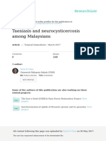 Taeniasis and Neurocysticercosis Among Malaysians: Tropical Biomedicine March 2017