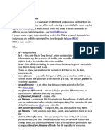 Basic Unix Commands: Sunos Differences More Unix