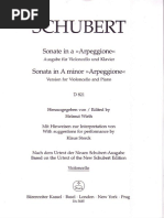 Schubert Arpeggione Sonata Cello Part Barenreiter PDF