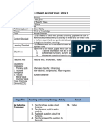 Lesson Plan KSSR Year 5 Week 3