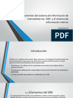 Componentes Del Sistema de Información de Mercadotecnia