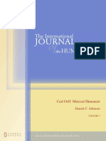 Carl Orff: Musical Humanist: Daniel C. Johnson