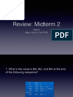 Review - Midterm 2