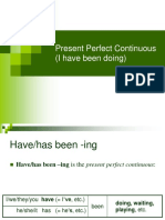 Present Perfect Continuous