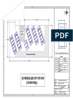 32 Modules of 315 KW (10.08 KWP) : Cut Out