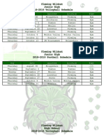 Fleming VBFB Sched