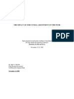 The Impact of Structural Adjustment On The Poor