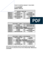 Fixture Campeonato Relámpago