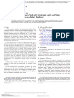 Xenon Arc Exposure Test With Enhanced Light and Water Exposure For Transportation Coatings