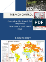 Tobacco Control: Kuswandewi, Nita Arisanti, Dadi S Argadiredja Department of Public Health Fmup