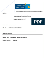 Title: Comparative Study of Electromagnetic Braking System With Conventional Braking