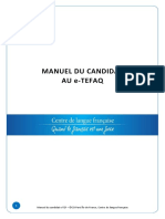 MANUEL Candidat e TEFAQ PDF