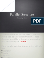 Parallel Structure PPT - English Speaking Course Lucknow (CDI)