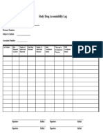 8.2 Drug Accountability Log