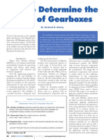 Antony How To Determine The MTBF of Gearboxes