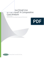 Forrester Cloud Email Cost Analysis