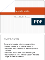 Modals Verbs: Advanced English Grammar